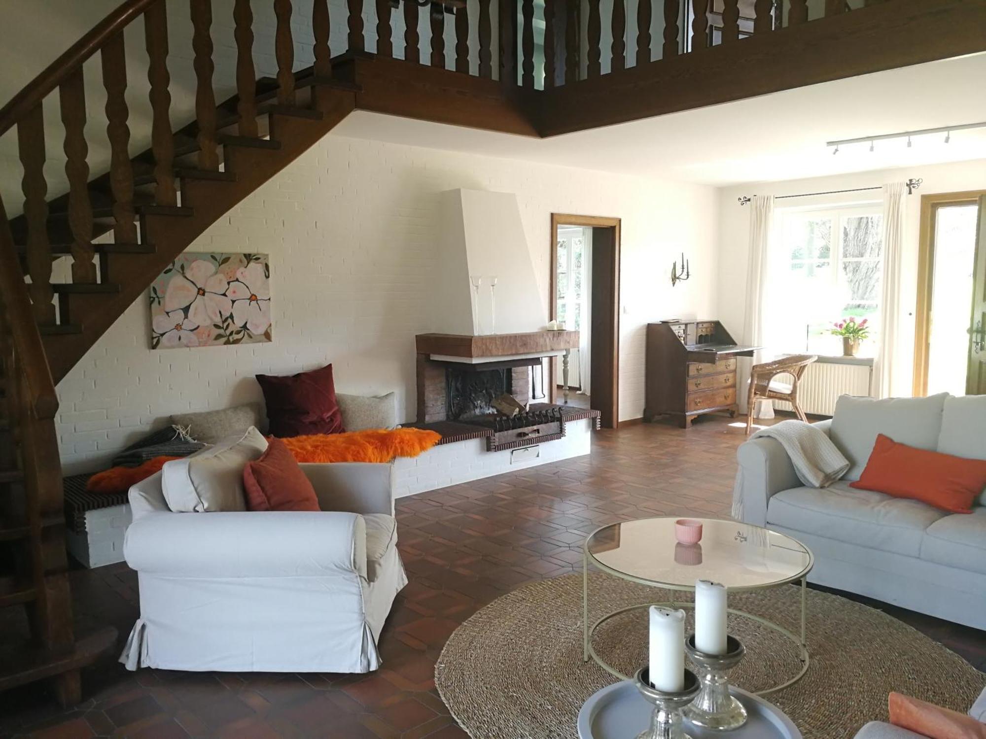 Villa Reetdachhaus Eiderblick Breiholz Esterno foto